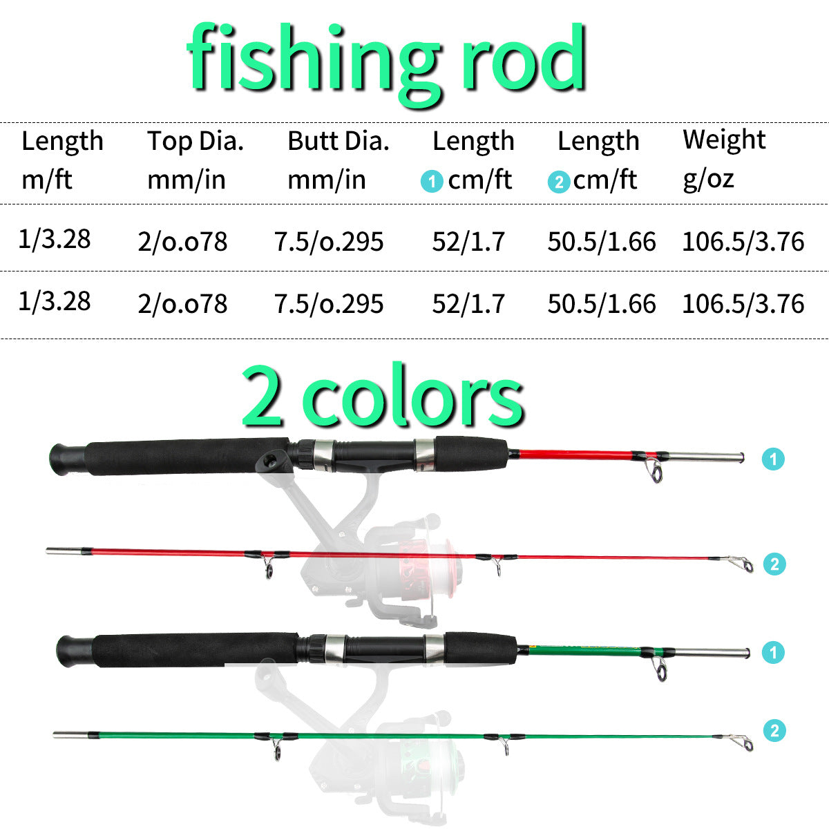 F354  Kids Fishing Rod and Reel Combo Full Kit Portable Children Fishing Tackle Set for Beginners