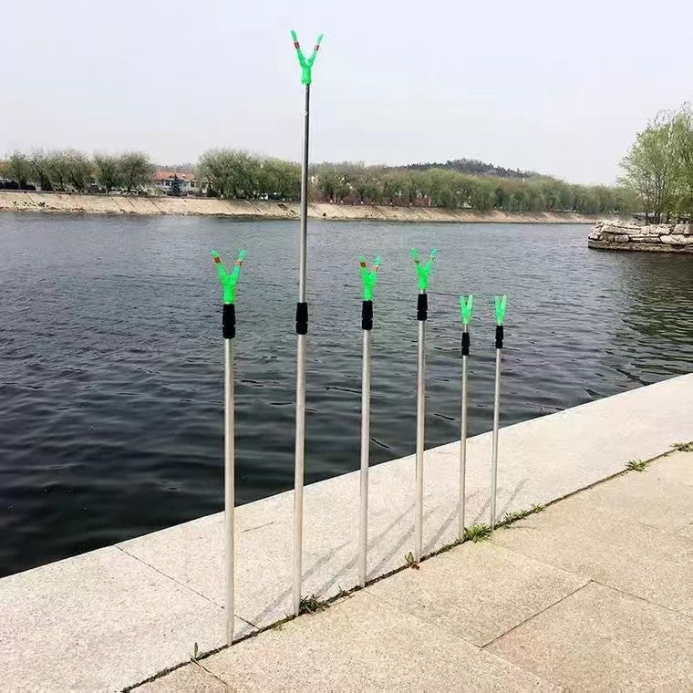 A240  Aluminum Alloy Simple Fishing Rod Holder, Dual-Use for Casting & Sea Rod, Outdoor Fishing Gear
