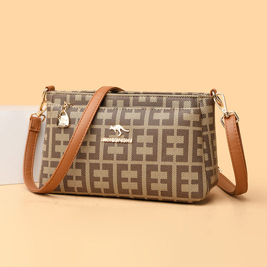B363  Women's Fashion Crossbody Bag Versatile Large Capacity Shoulder Underarm Purse Casual Daily Handbag