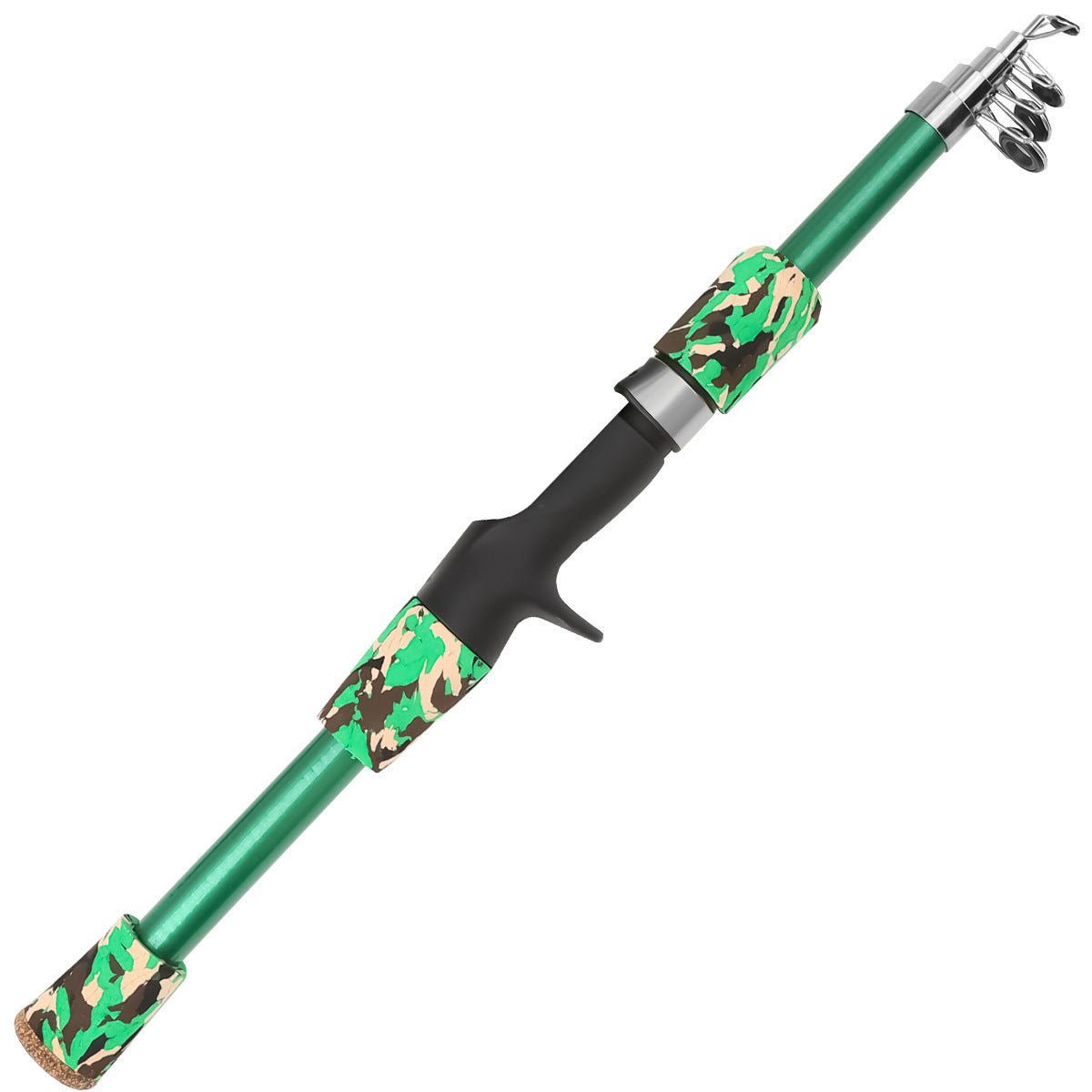 F351  Portable Mini Telescopic Fishing Rod Casting Pole for Lure Fishing Sea Fishing Travel