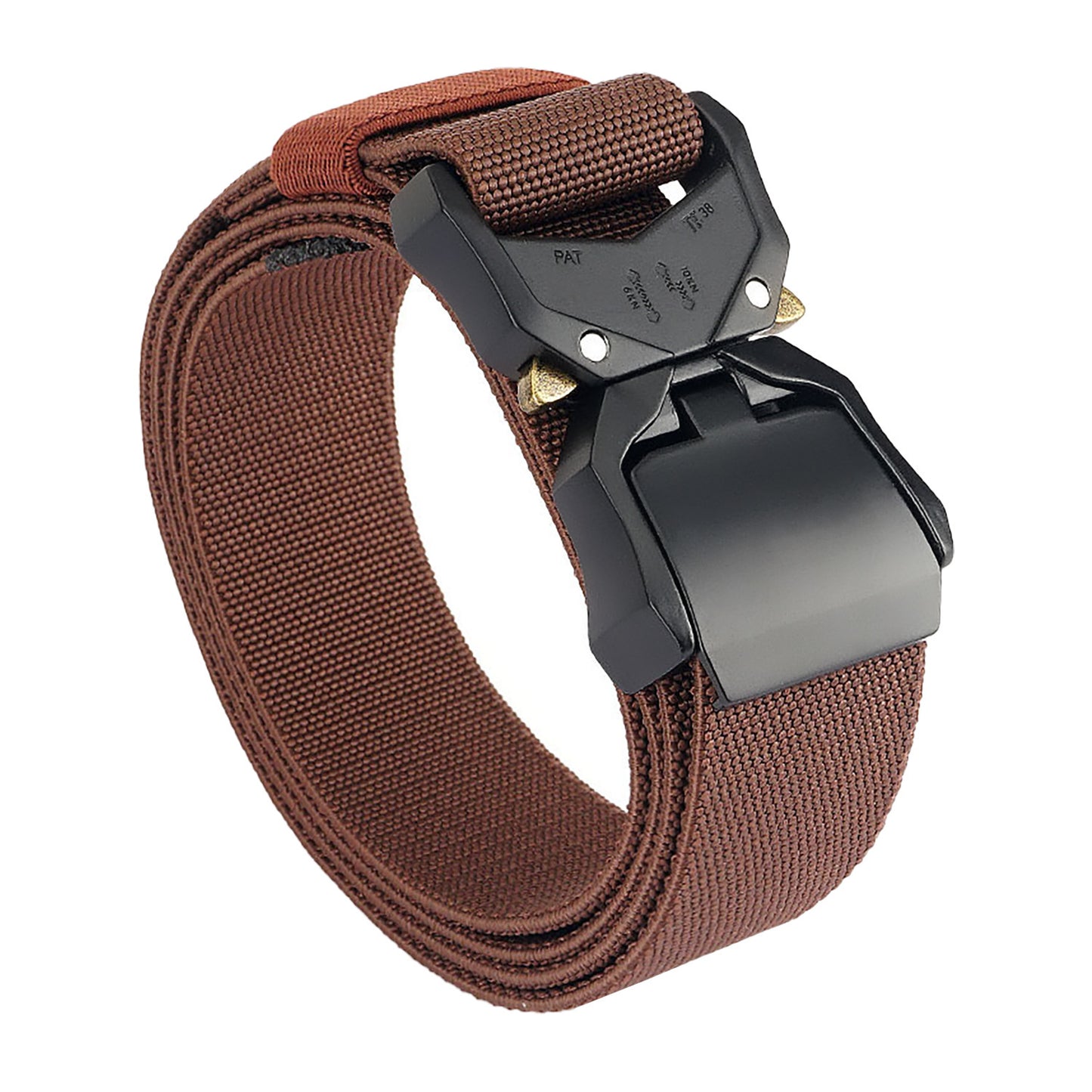 Tactical Belt, Military Hiking Rigger 1.5" Nylon Web Work Belt with Heavy Duty Quick Release Buckle