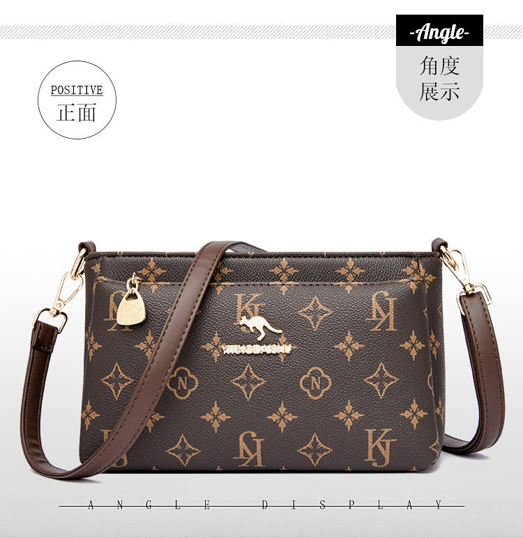 B363  Women's Fashion Crossbody Bag Versatile Large Capacity Shoulder Underarm Purse Casual Daily Handbag
