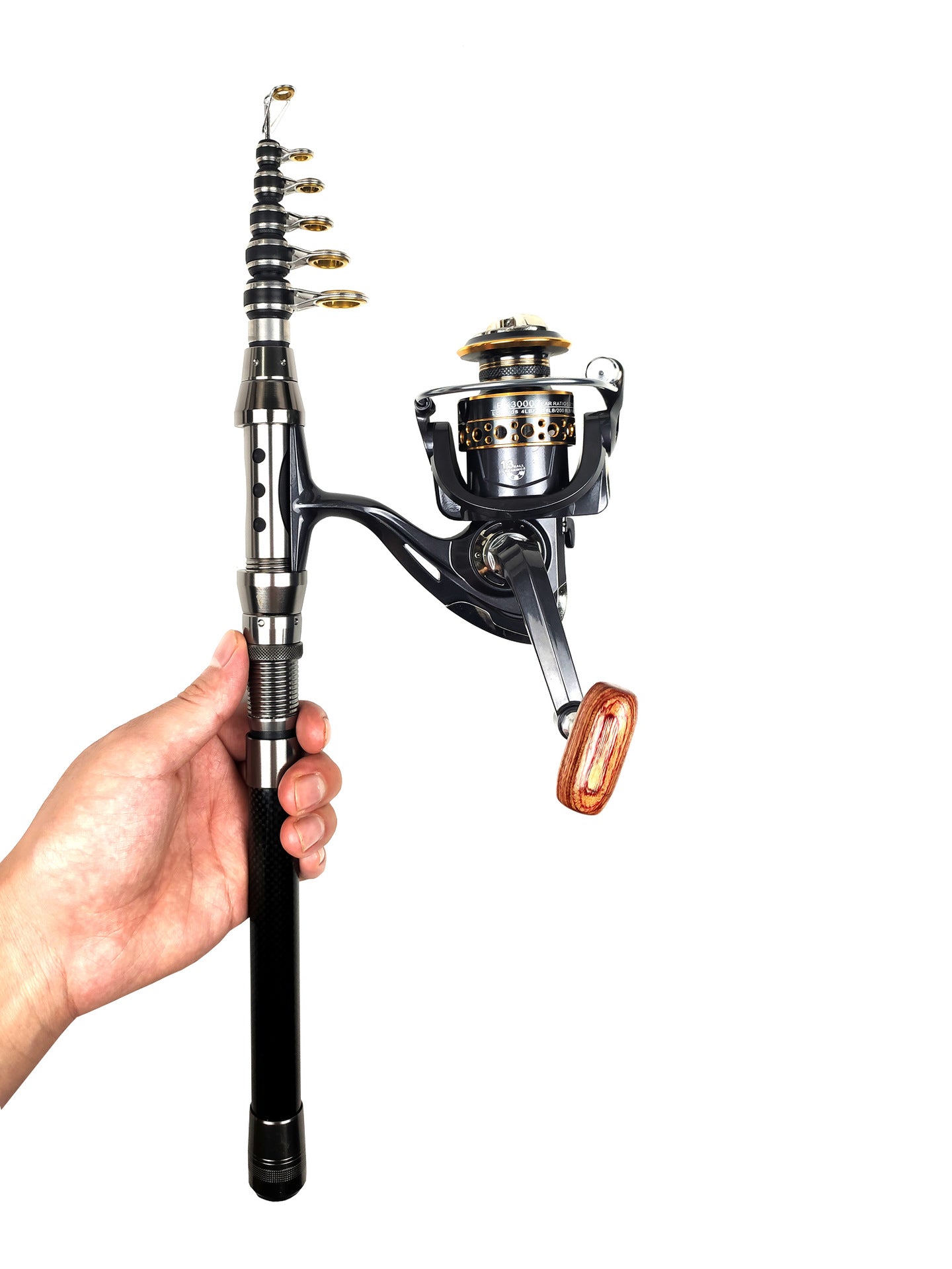 F348  Lure Fishing Rod Reel Full Set Long Casting Fishing Gear with Soft Lures Minnow Hooks Fishing Line