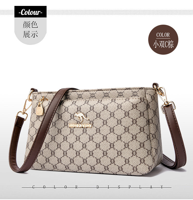 B363  Women's Fashion Crossbody Bag Versatile Large Capacity Shoulder Underarm Purse Casual Daily Handbag