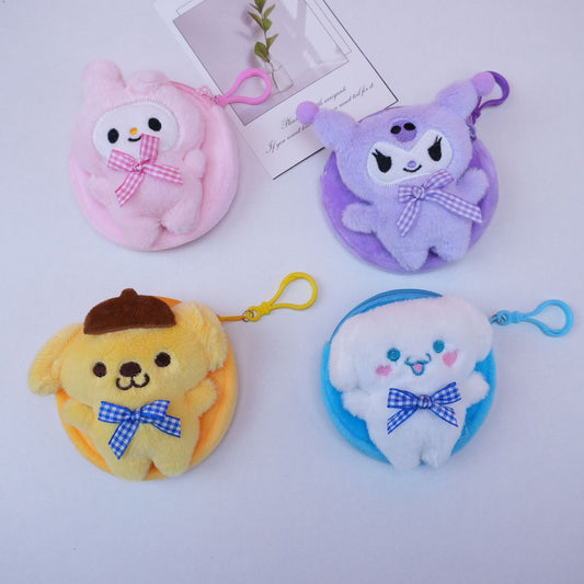 Cinnamon Dog Culomi Meletti Round Bag Plush Pendant Bag Accessories