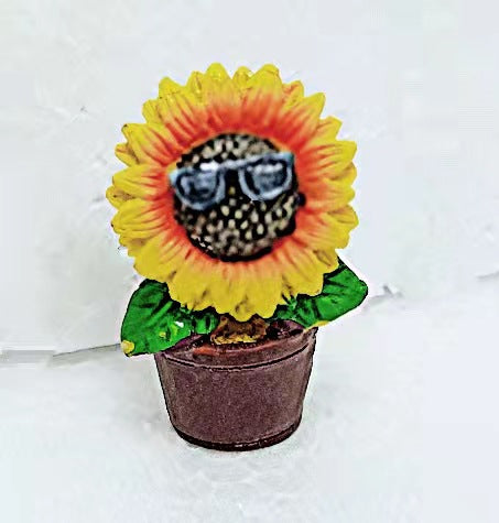 A  208  Garden Style Sunflower Artificial Bonsai, Cartoon Cute Living Room Desktop Shooting Decor