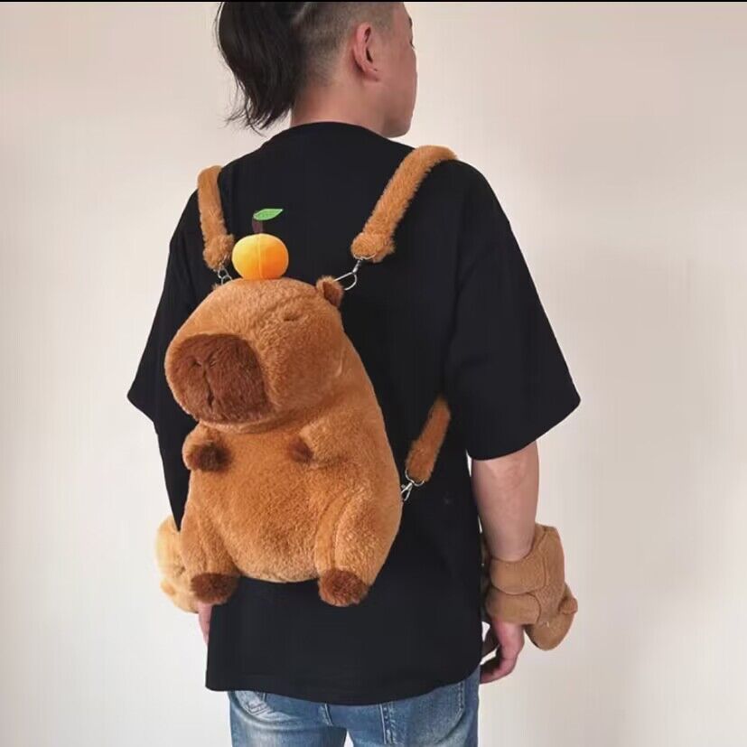 Large Capacity Doll Capibala Capybara Book Bag