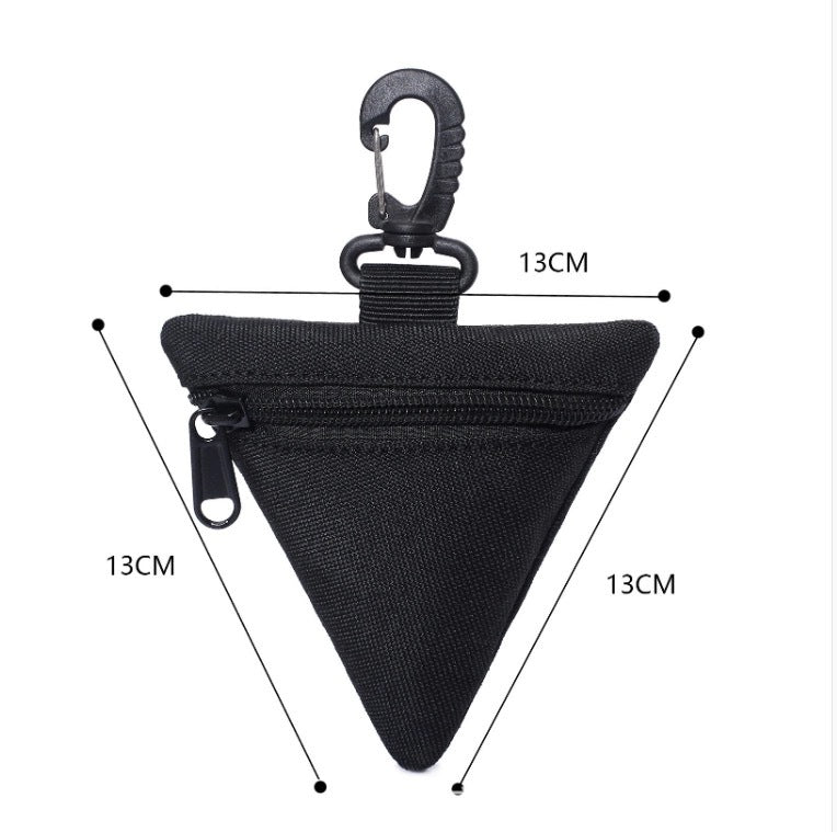 A330  Outdoor Oxford Cloth Card Coin Pouch, Minimalist Key Organizer, Portable Waist Bag for Travel