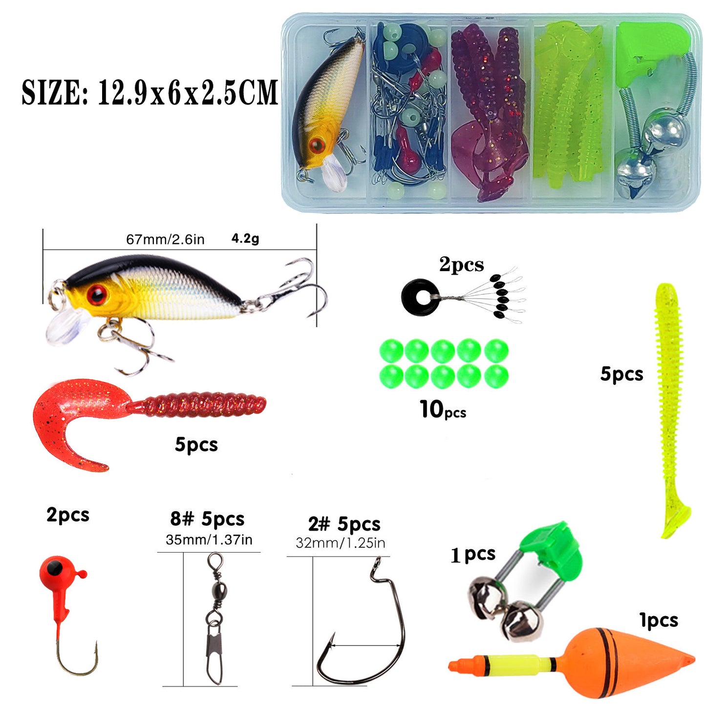 F346  Portable Kids Fishing Rod Set 1.8/2.1m Lightweight Fishing Pole Combo for Boys Girls