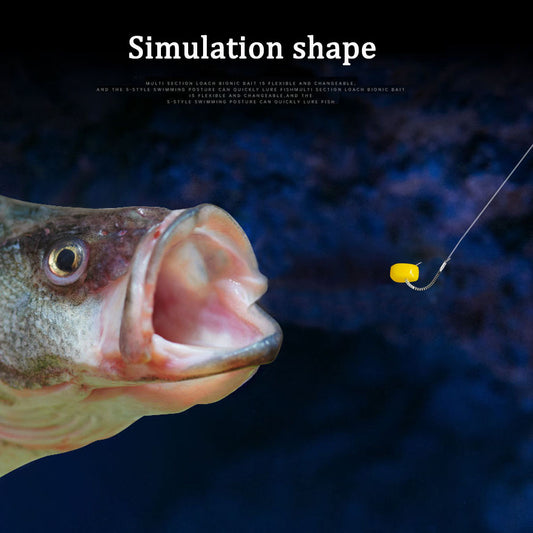 A242  Floating Artificial Corn Soft Lure, Scented Silicone Bait for Freshwater Carp Fishing