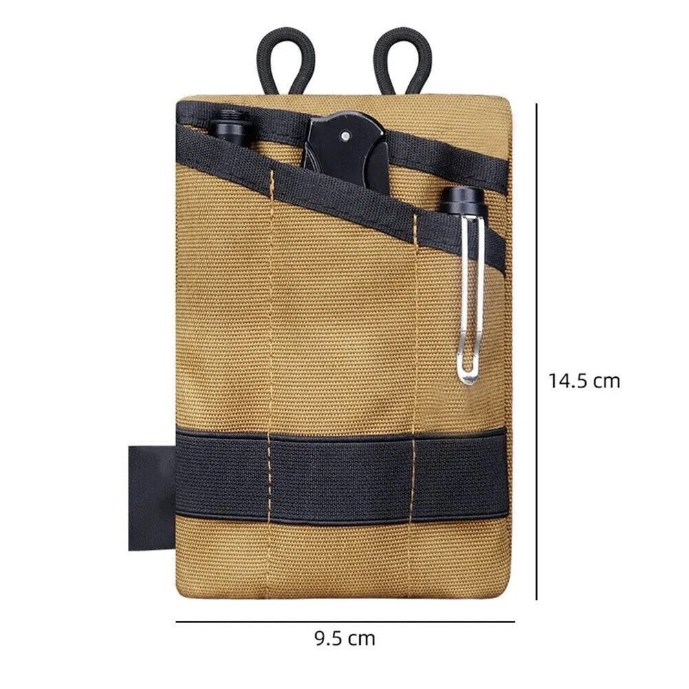 A330  Outdoor Oxford Cloth Card Coin Pouch, Minimalist Key Organizer, Portable Waist Bag for Travel
