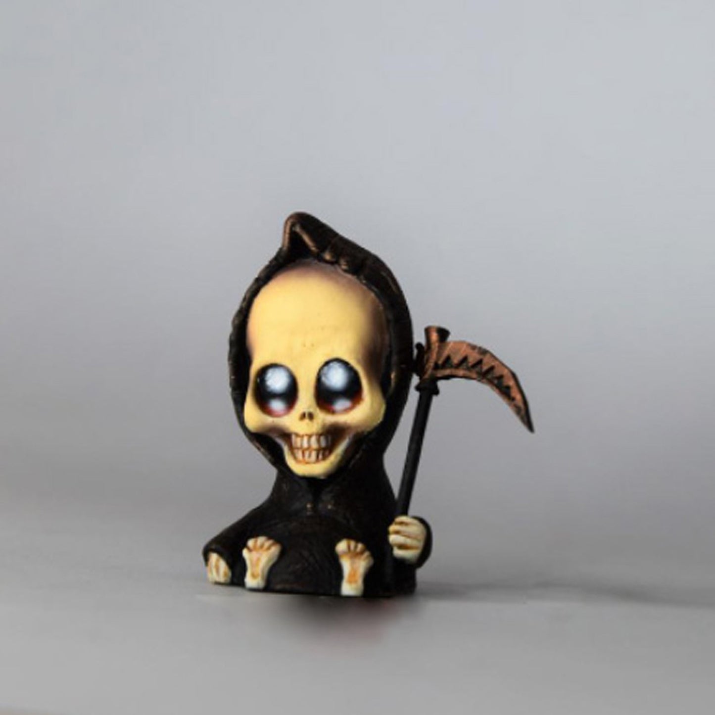 A199  Grim Reaper Baby Statue, Halloween Horror Prank Props, Indoor Decor Ornament