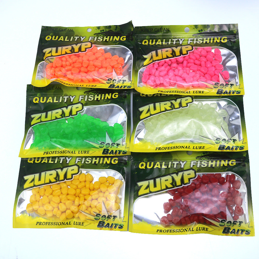 A242  Floating Artificial Corn Soft Lure, Scented Silicone Bait for Freshwater Carp Fishing