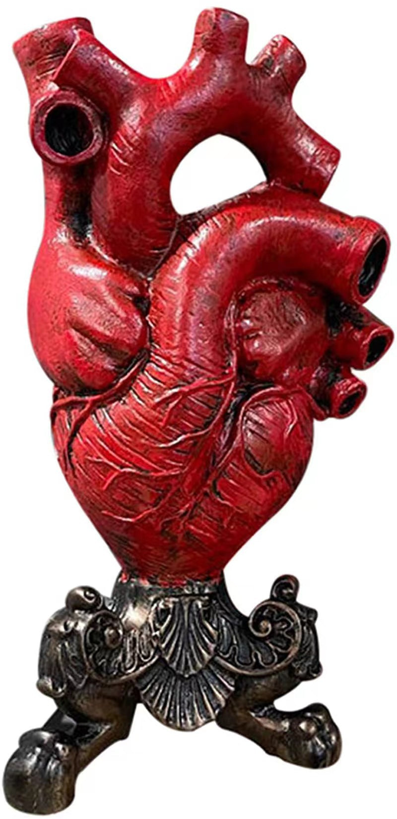 A 210  Unique Art Heart Vase, Creative Home Living Room Desktop Decor Floral Craft