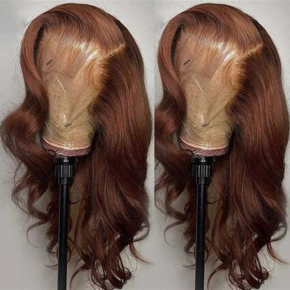 A227  Women's Body Wave Long Curly Lace Front Wig, Synthetic Full Cap Fashion Natural Realistic Wig
