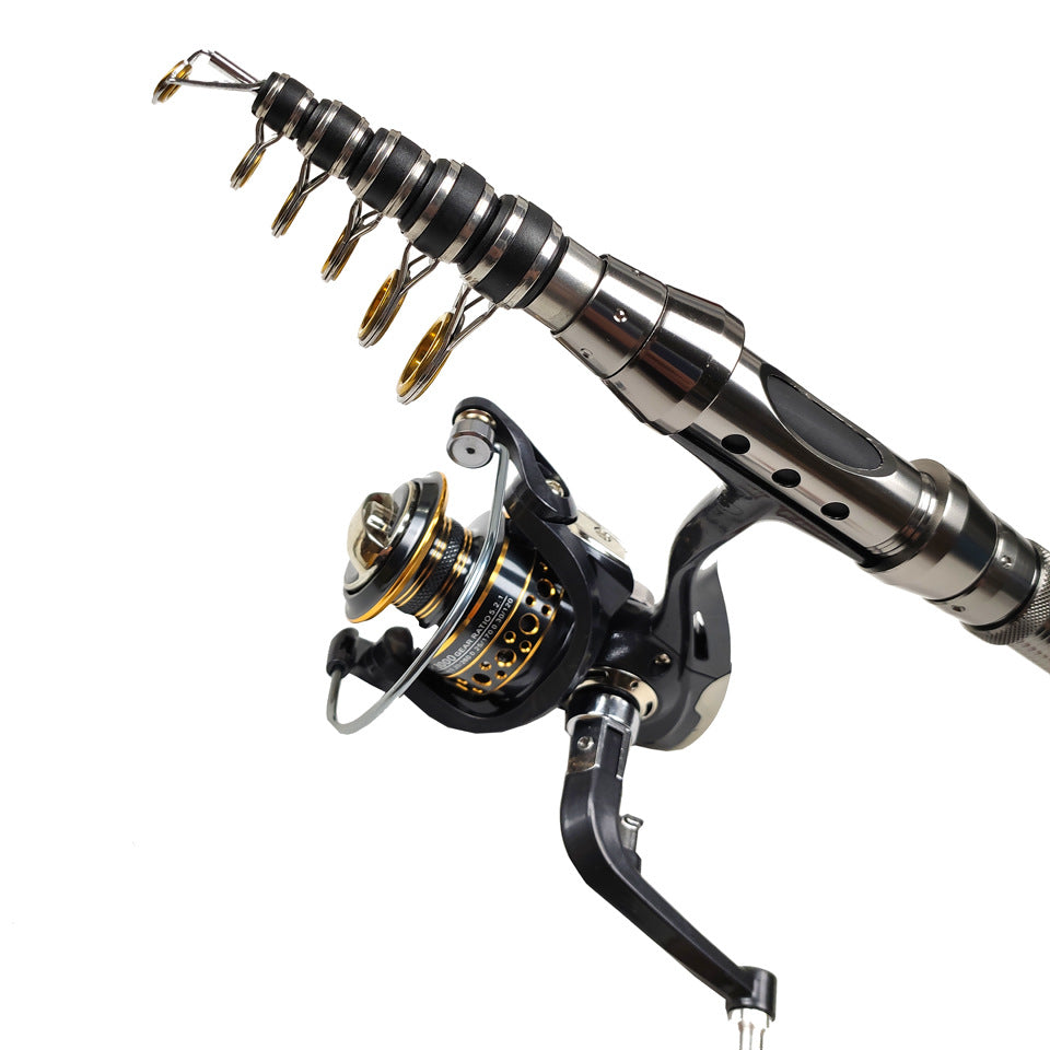 F348  Lure Fishing Rod Reel Full Set Long Casting Fishing Gear with Soft Lures Minnow Hooks Fishing Line