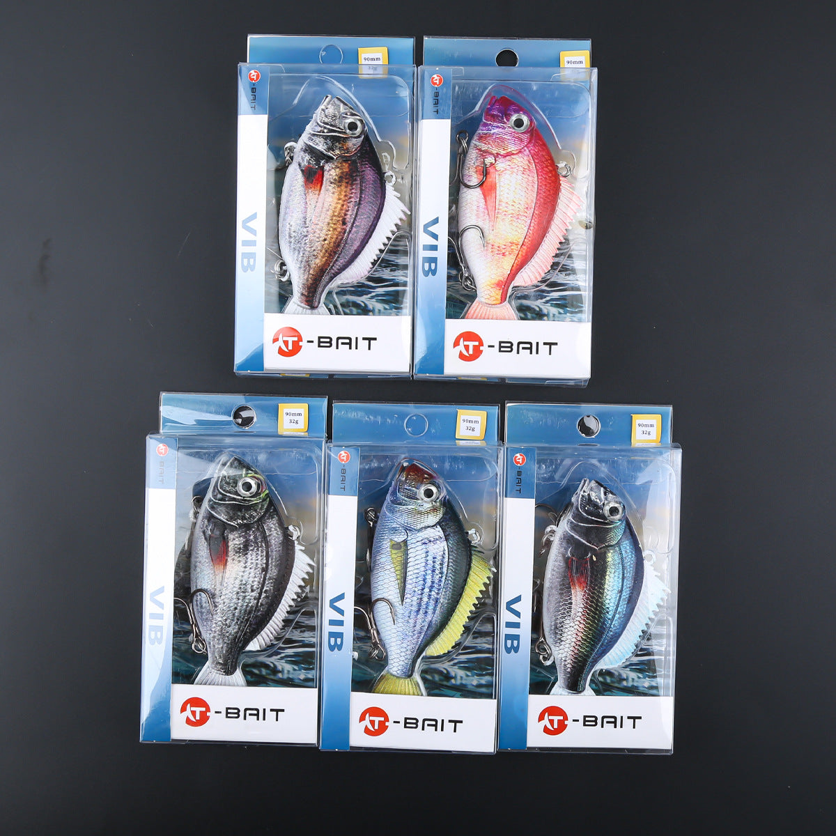 A258  Special VIB Hard Lure for Sea Bream Fishing, 3D Printed Coating, Multi-Color Multi-Spec Bionic Bait