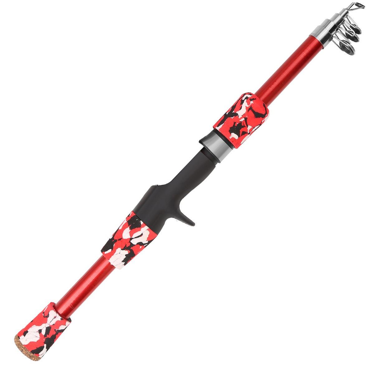 F351  Portable Mini Telescopic Fishing Rod Casting Pole for Lure Fishing Sea Fishing Travel