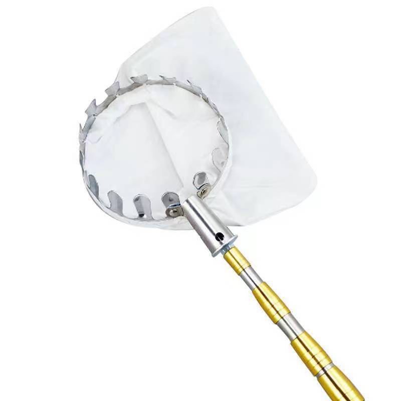 A163  Multifunctional Agricultural Fruit Picker, Stainless Steel High Altitude Picker for Loquat Persimmon Apple Peach
