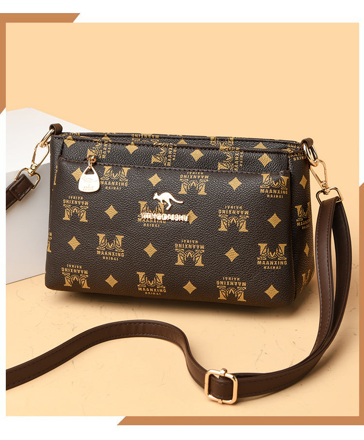 B363  Women's Fashion Crossbody Bag Versatile Large Capacity Shoulder Underarm Purse Casual Daily Handbag