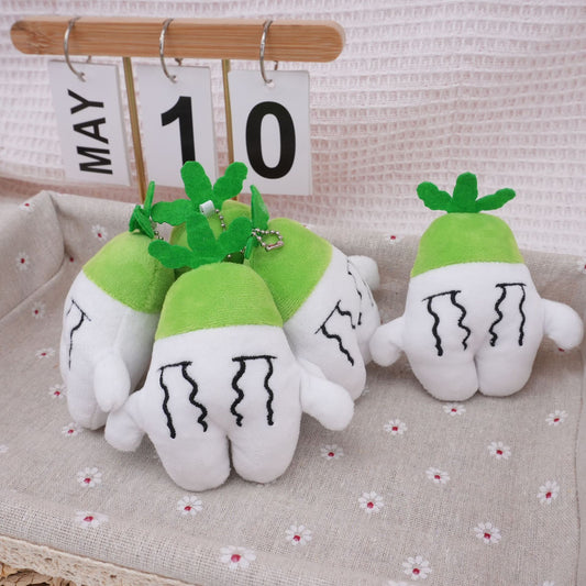 Tears Turnip Plush Keychain Pendant