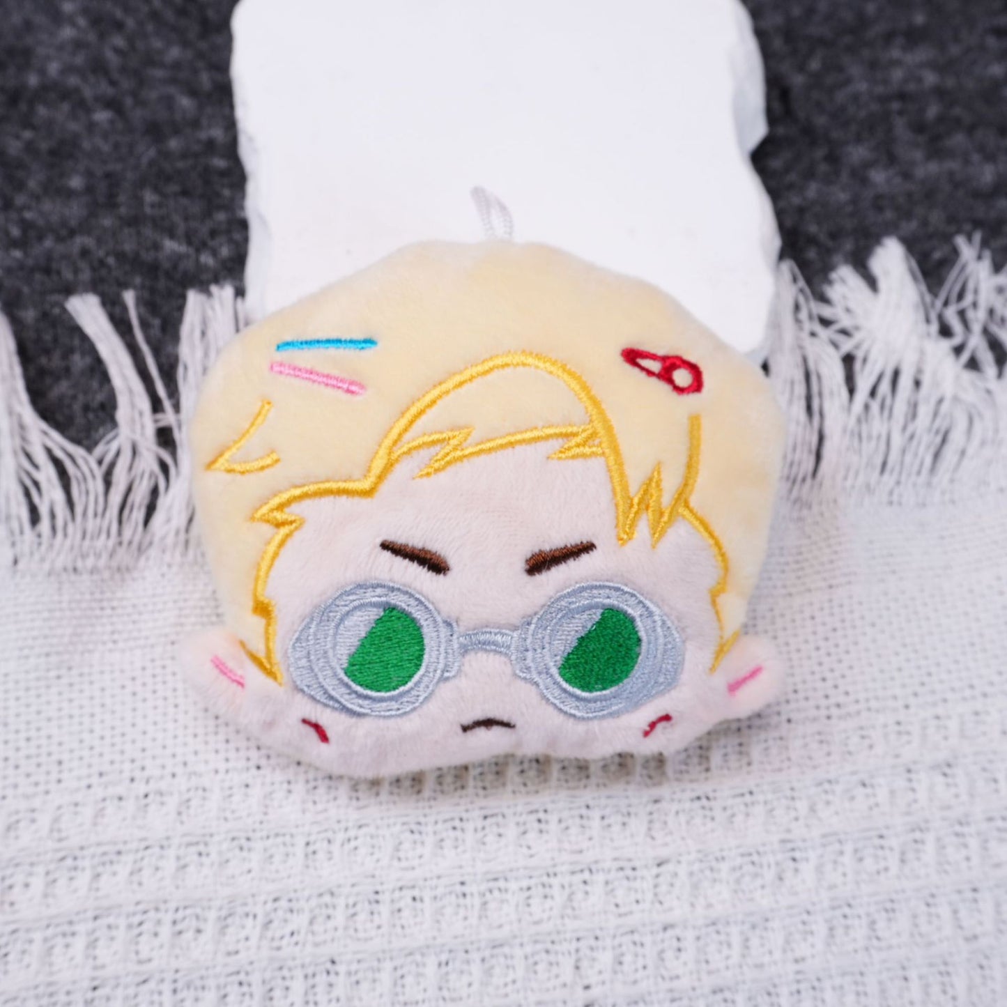 Anime Peripheral Plush Doll Pendant Spell Back to War Five Wusha Youjie Fan Squeaky Pendant