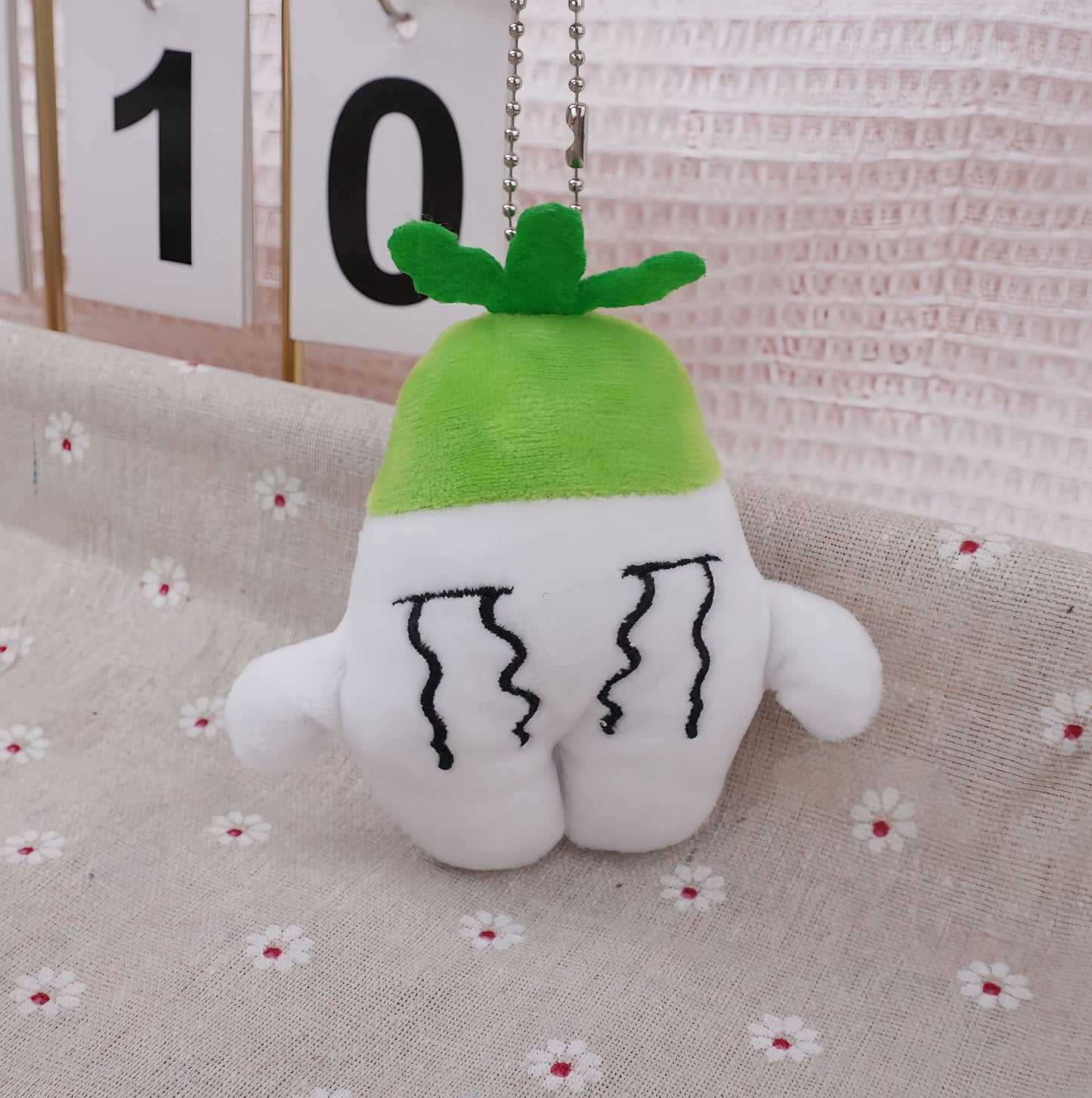 Tears Turnip Plush Keychain Pendant