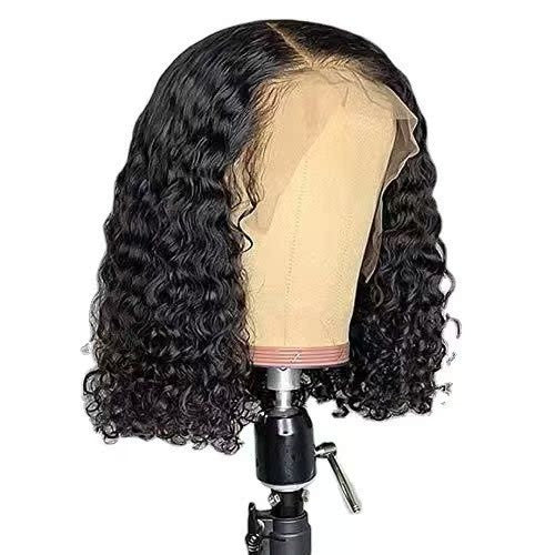 A335  Middle Part Short Tube Curly Wig Afro Kinky Synthetic Wig for Women