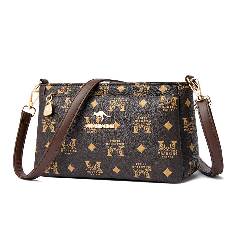 B363  Women's Fashion Crossbody Bag Versatile Large Capacity Shoulder Underarm Purse Casual Daily Handbag