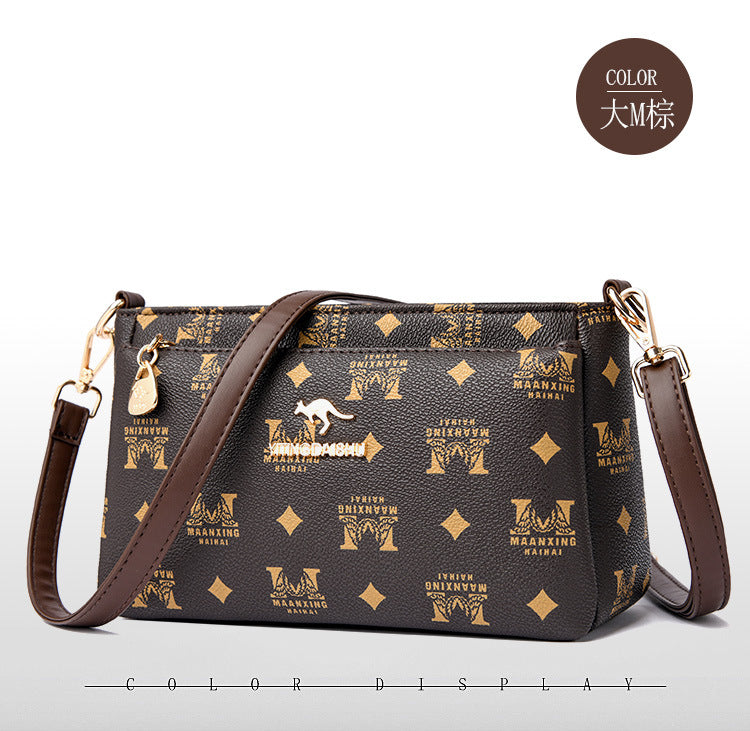 B363  Women's Fashion Crossbody Bag Versatile Large Capacity Shoulder Underarm Purse Casual Daily Handbag