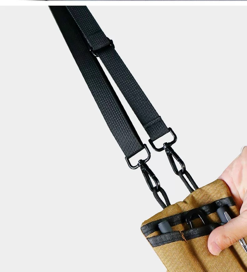 A330  Outdoor Oxford Cloth Card Coin Pouch, Minimalist Key Organizer, Portable Waist Bag for Travel