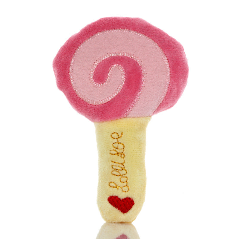 Dog Chew Toys for Training, Teething, and Dental Care Multiple Realistic Food-Shaped Plush Pet Toys