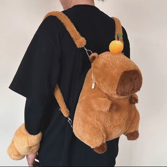 Large Capacity Doll Capibala Capybara Book Bag