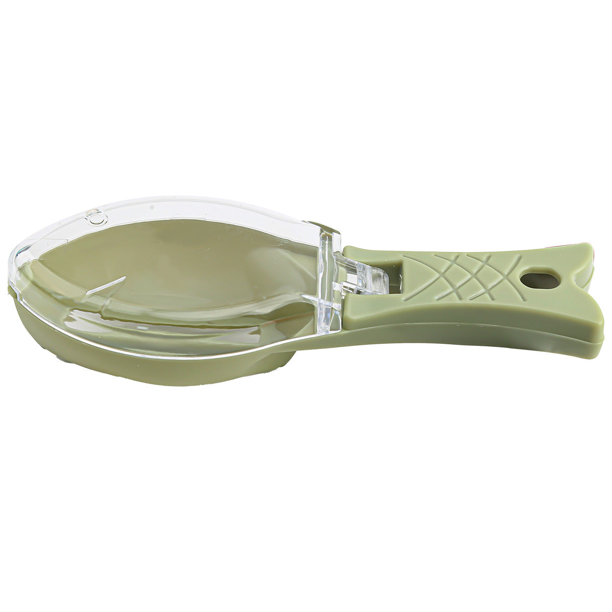 A263  Household Manual Fish Scaler, Covered Splash-proof Design, Kitchen Fish Scaling Tool