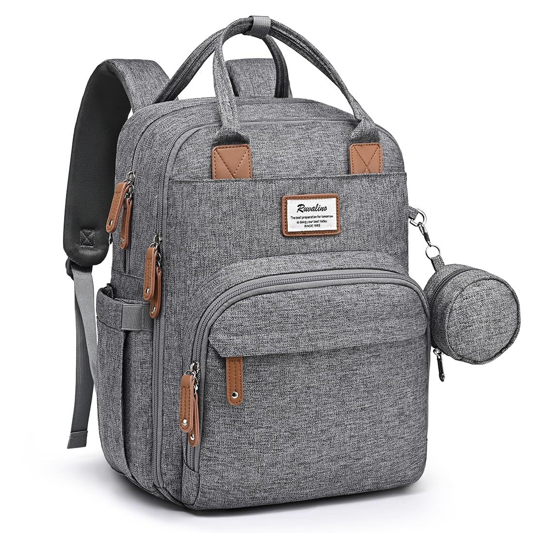 New Diaper Bag Backpack Multifunctional Travel Bag Maternity and Baby Diaper Changing Bag