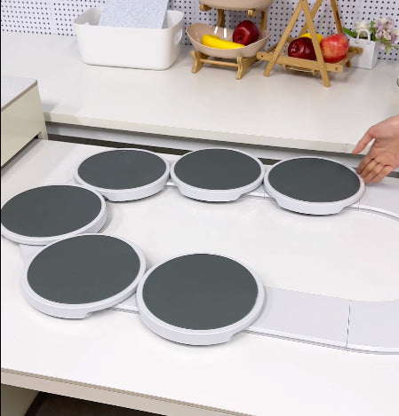 Non-Skid Lazy Susan Organizers - Turntable Rack for Cabinet, Pantry Organization and Storage, Kitchen, Fridge, Bathroom Makeup Vanity Countertop, Under Sink Organizing, Spice Rack