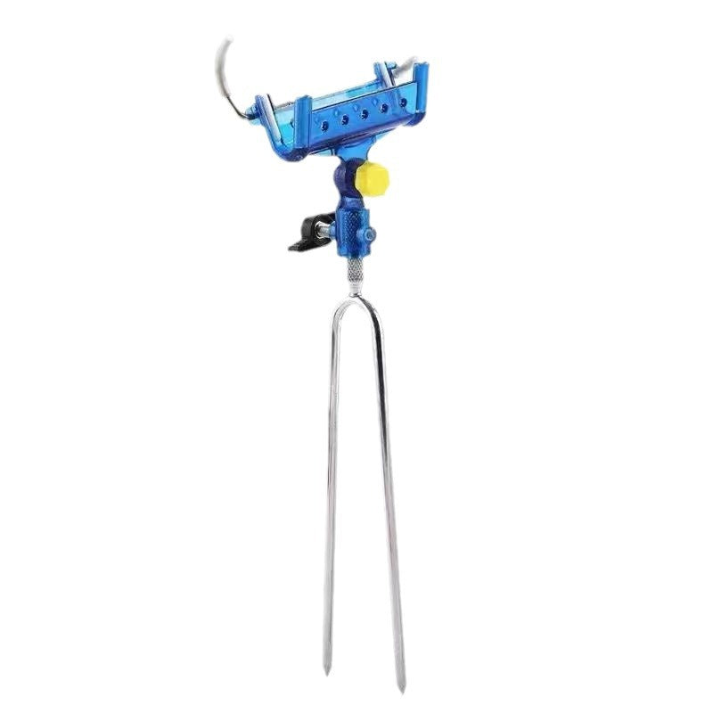 A231  Self-Locking Fishing Rod Holder, Universal Bracket for Big Fish, Dual-Use for Hand & Sea Rods with Ground Insert
