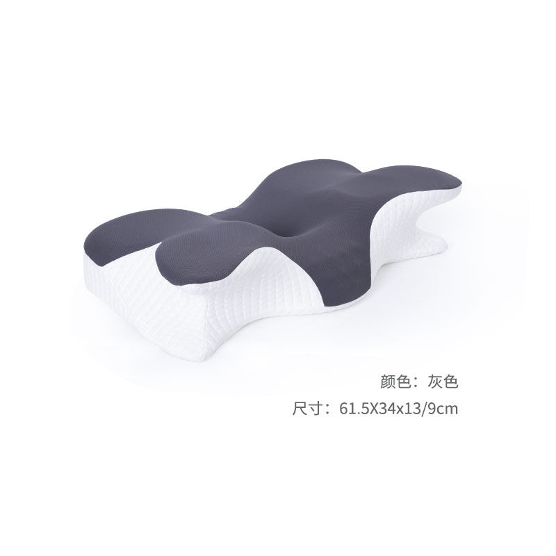 Cervical Pillow for Neck and Shoulder,Contour Memory Foam Pillow,Ergonomic Neck Support Pillow for Side Back Stomach Sleepers with Pillowcase