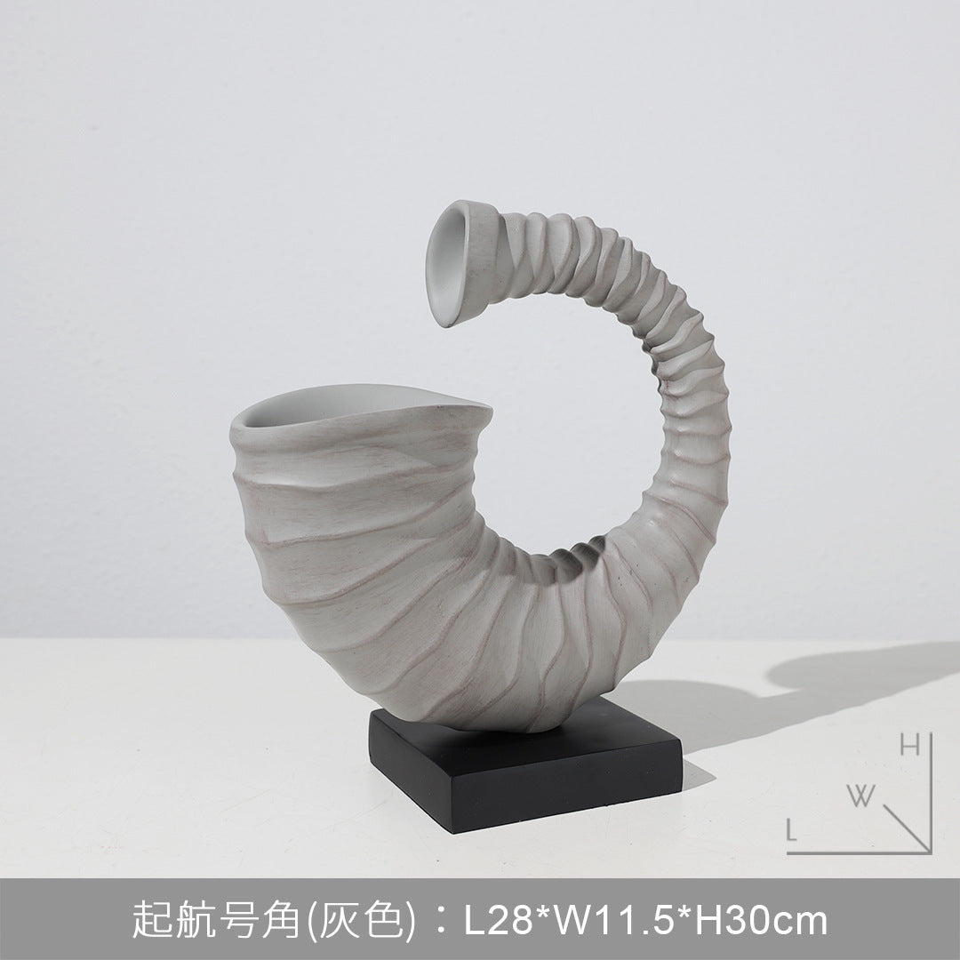 Modern Desk Decor  - Abstract Sculpture  as Motivation - Modern Home Decor Figure Made of Marble Resin - Aesthetic Statue for Living Room & Office décor as a Gift