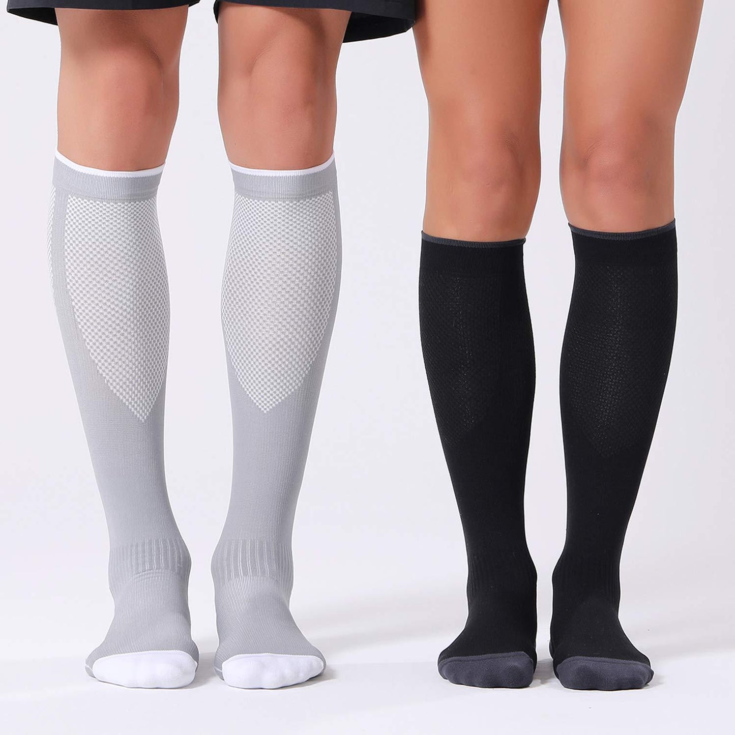 A355  --3 Pairs Compression Socks for Women and Men 20-30mmHg-Circulation Support Socks
