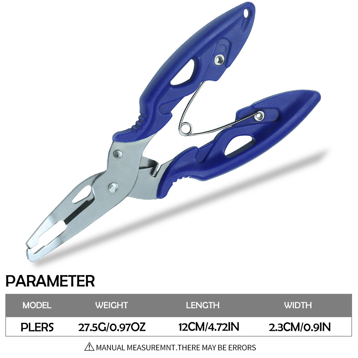 A238  Multifunctional Stainless Steel Mini Fishing Pliers, Curved Nose Line Cutter, Essential Outdoor Fishing Accessories