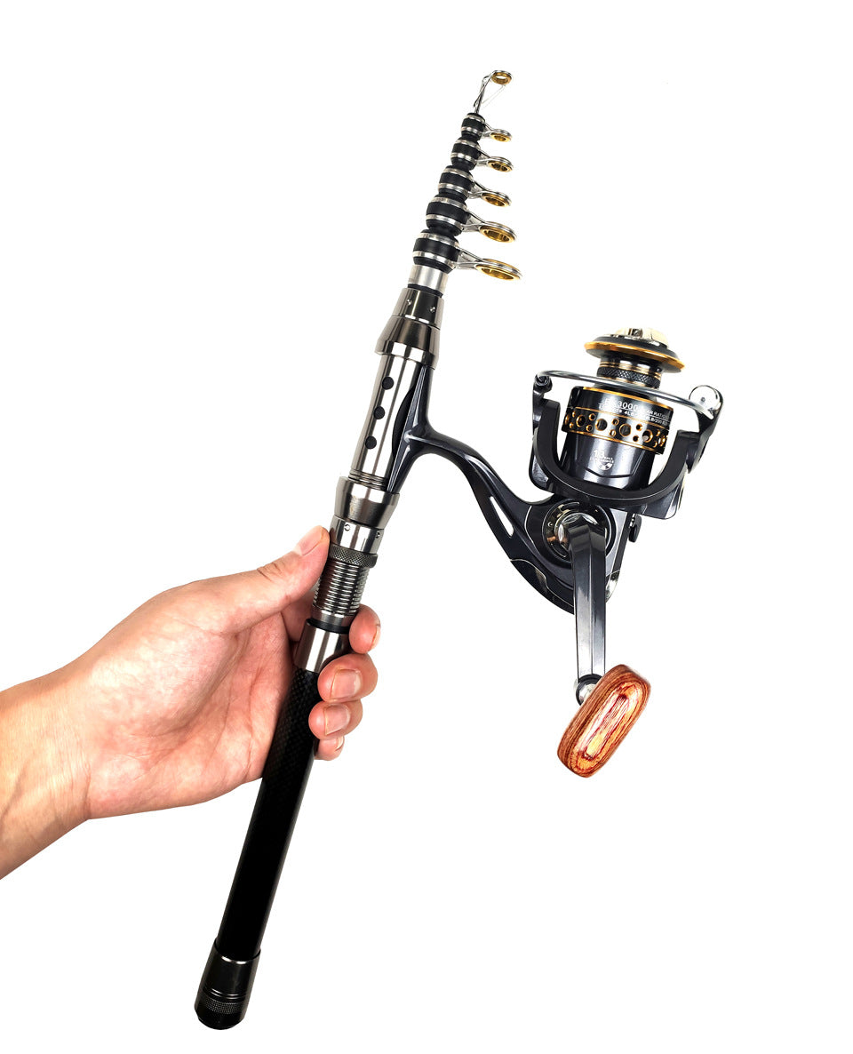 F348  Lure Fishing Rod Reel Full Set Long Casting Fishing Gear with Soft Lures Minnow Hooks Fishing Line