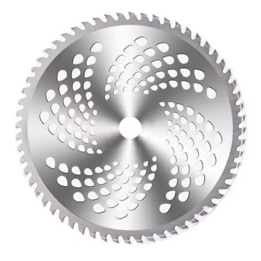A306  Round Alloy Saw Blade 40/60/80T White Steel Blade for Gas Lawn Mower & Grass Trimmer