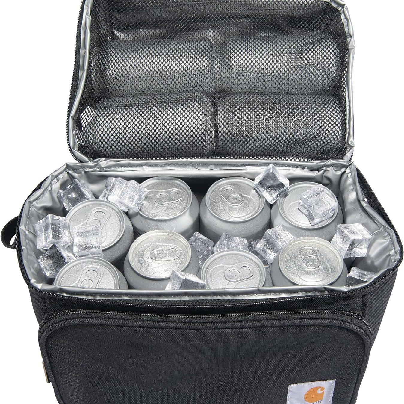 A354  New Large Capacity Insulated Lunch Bag Portable Handheld Lunch Tote with Steel Frame for Work Mom