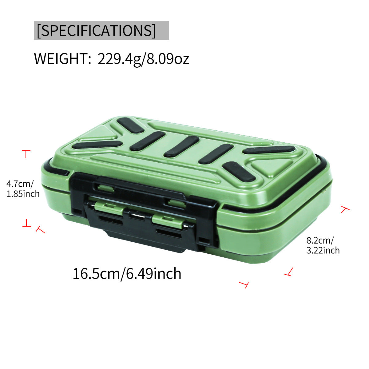 A237  Multifunctional Waterproof Fishing Tackle Box, Shockproof Auto Pop-Up Lure Box, Hook Accessory Storage Case