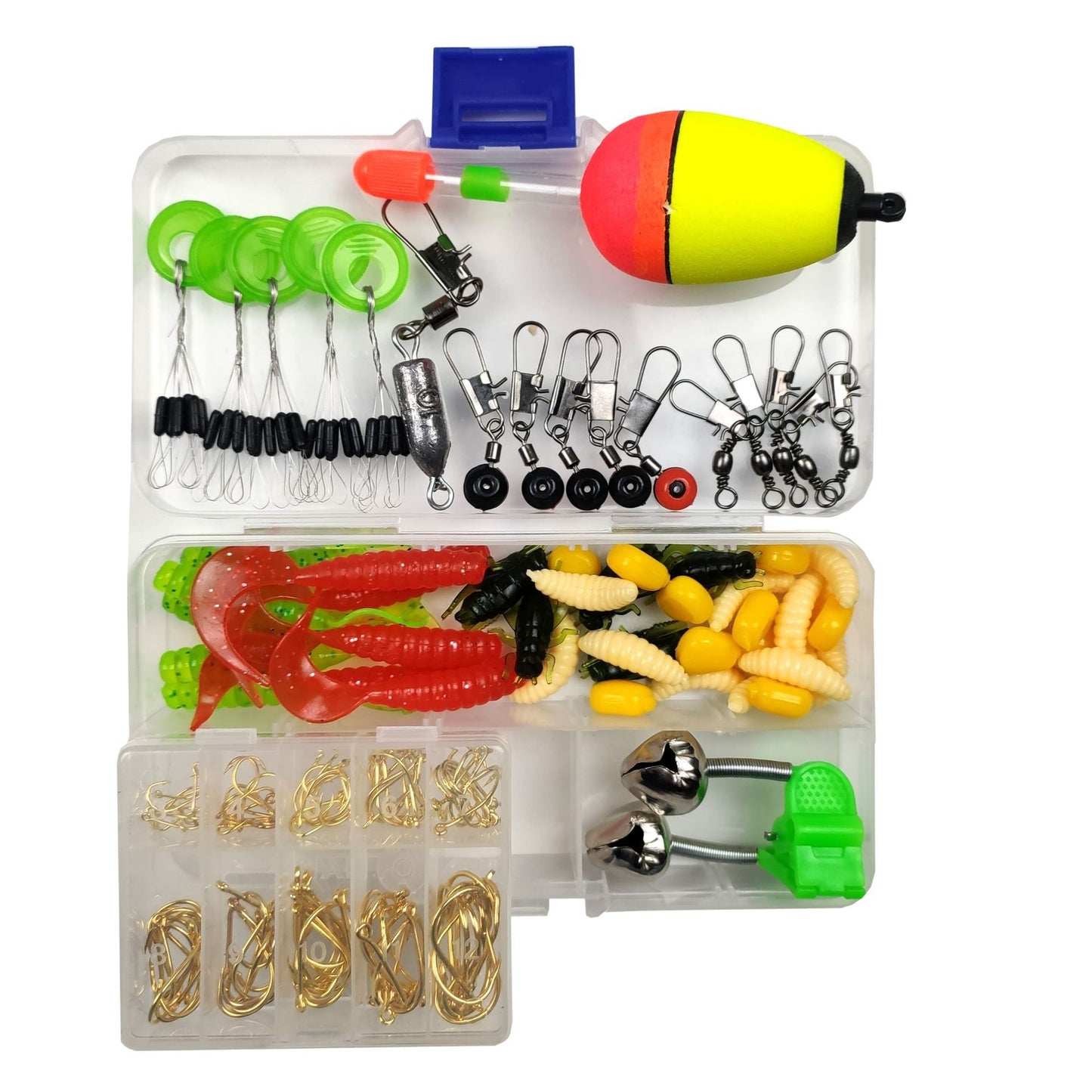 F348  Lure Fishing Rod Reel Full Set Long Casting Fishing Gear with Soft Lures Minnow Hooks Fishing Line