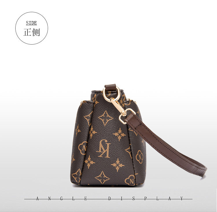 B363  Women's Fashion Crossbody Bag Versatile Large Capacity Shoulder Underarm Purse Casual Daily Handbag