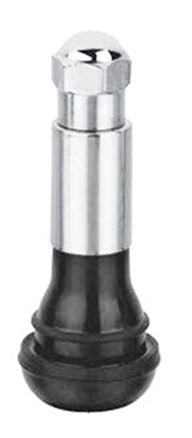 A311  TR413/TR414 Tubeless Tire Valve Stems, Black Rubber & Alloy Valve Caps Universal Tire Valves