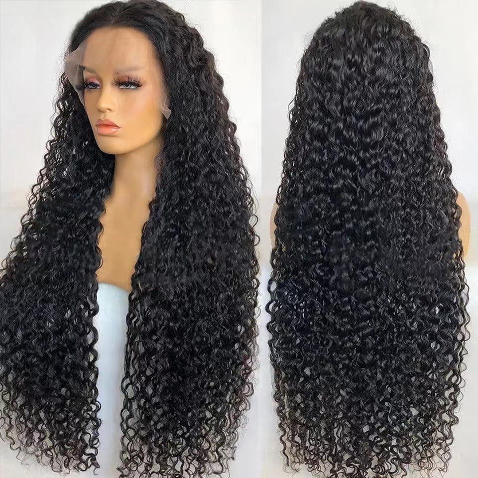Fluffy Light Blonde Tiny Curly Lace Front Hairpiece Trendy Wig for Black Women, Multiple Color Choice