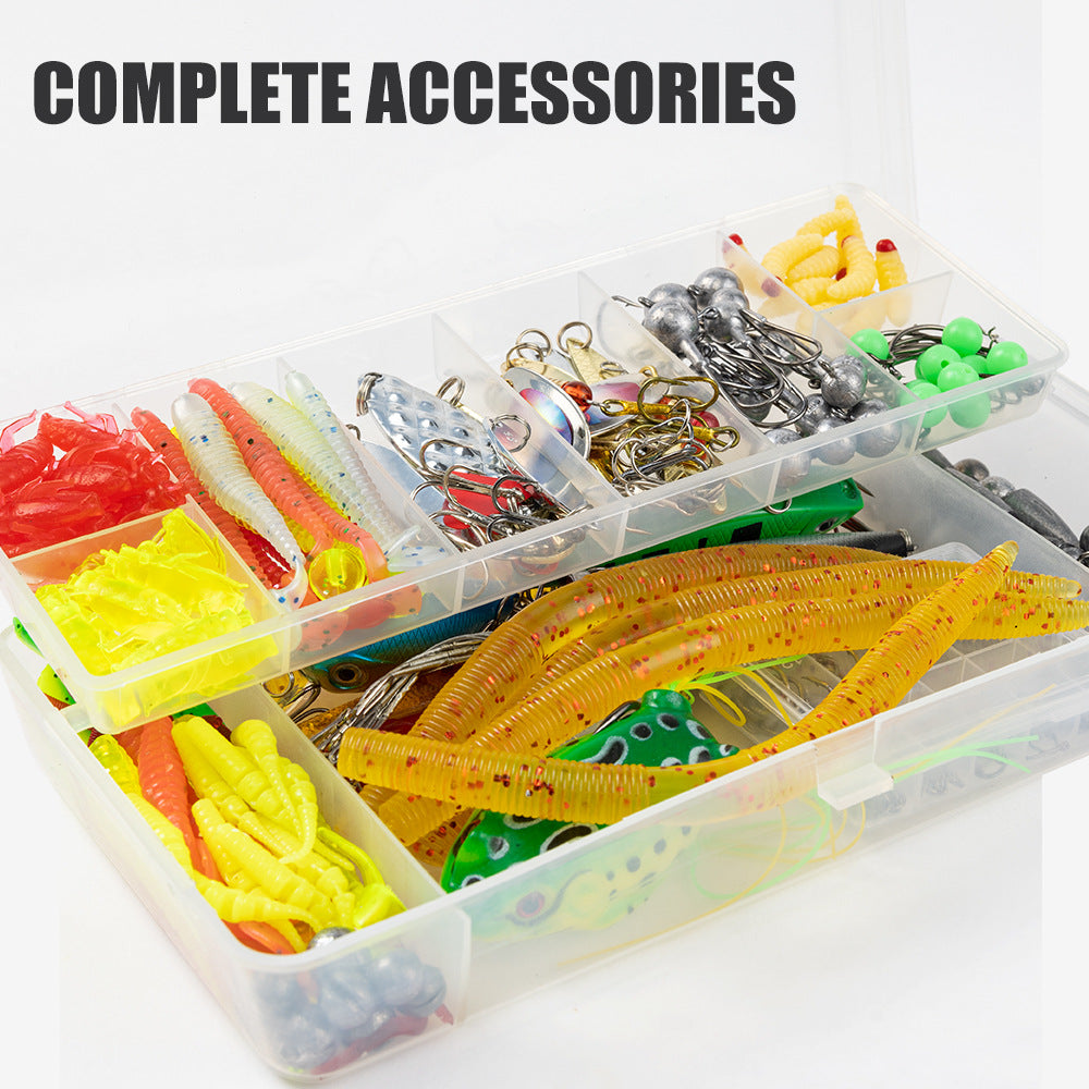 F340  97/302-Piece Accessory Set: Lure Fishing Tackle, Plastic Lures, Artificial Lures, and Lure Accessories